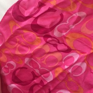 Silk COACH scarf